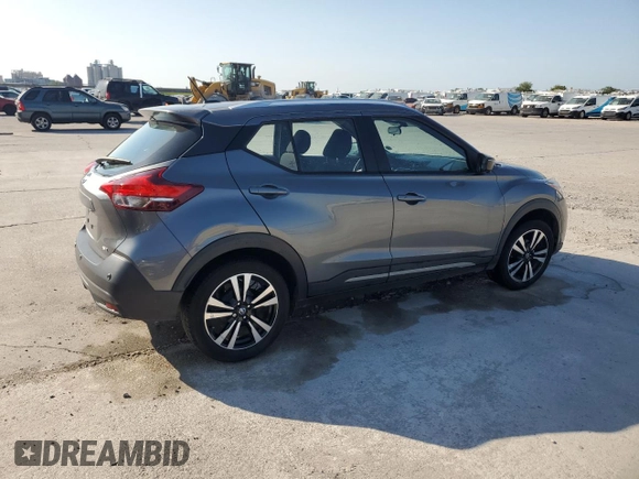 2020 Nissan Kicks SR with VIN 3N1CP5DV7LL519066, listed as a Copart auction lot 53052985 with 45,041 mi miles and Salvage Title. Bid and sale history available at carsss.com. Image 3.
