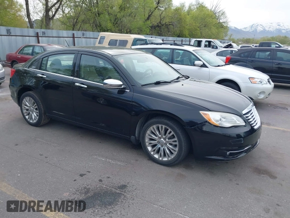 2012 Chrysler 200 Limited with VIN 1C3CCBCB5CN257373, listed as a IAAI auction lot 42111275 with 147,741 mi miles. Bid and sale history available at carsss.com. Image 1.