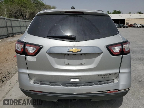 2016 Chevrolet Traverse LS z VIN 1GNKRFKD2GJ254435, wystawiony jako Copart lot #49959665 z przebiegiem 113 238 mil mil oraz Szkoda całkowita • Salvage title. Historia ofert i sprzedaży dostępna na DreamBid. Obrazek 6.
