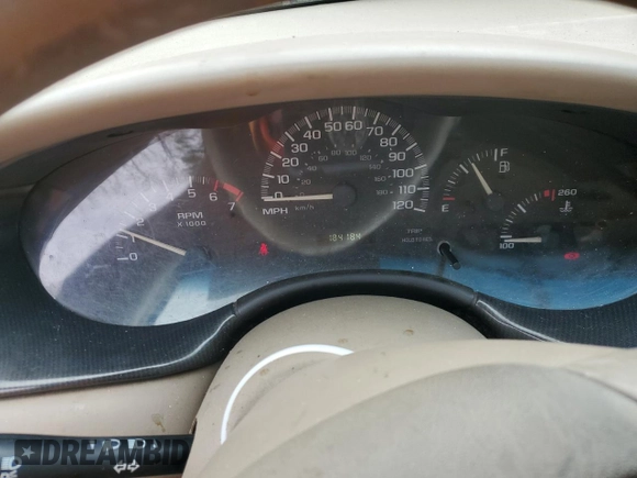 2001 Chevrolet Malibu with VIN 1G1ND52J416158281, listed as a Copart auction lot 48153195 with 184,184 mi miles and Salvage Title. Bid and sale history available at carsss.com. Image 9.