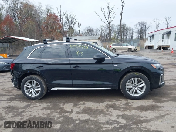 2022 Audi Q5 S line Premium with VIN WA1GAAFY4N2046211, listed as a IAAI auction lot 41934968 with 36,437 mi miles and . Bid and sale history available at DreamBid. Image 13.