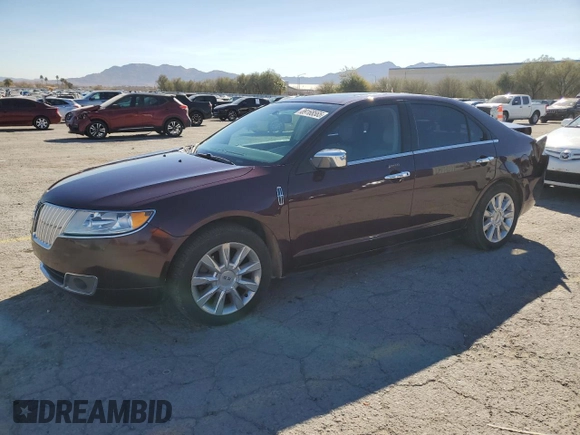 2012 Lincoln MKZ with VIN 3LNHL2JC7CR833941, listed as a Copart auction lot 89168565 with 120,354 mi miles and Salvage Title. Bid and sale history available at DreamBid. Image 1.