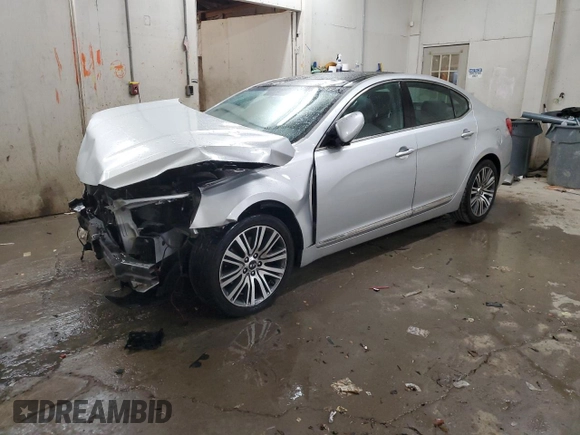 2016 Kia Cadenza Premium with VIN KNALN4D70G5211108, listed as a Copart auction lot 78824284 with 115,239 mi miles and Salvage Title. Bid and sale history available at carsss.com. Image 1.