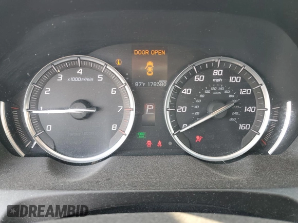 2015 Acura TLX with VIN 19UUB1F37FA012914, listed as a Copart auction lot 64904394 with 178,380 mi miles and Salvage Title. Bid and sale history available at carsss.com. Image 9.