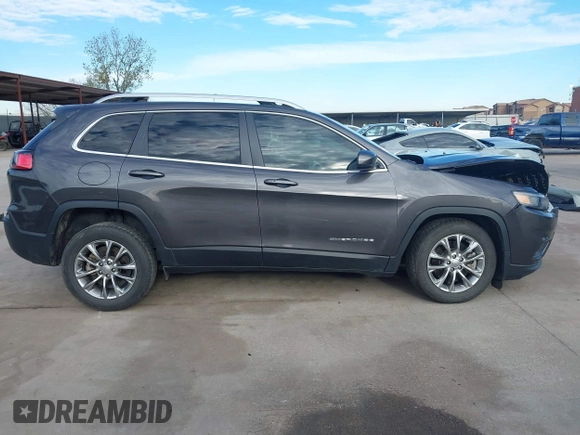 2020 Jeep Cherokee Latitude Plus with VIN 1C4PJLLB5LD639711, listed as a IAAI auction lot 41261752 with 35,609 mi miles. Bid and sale history available at carsss.com. Image 14.