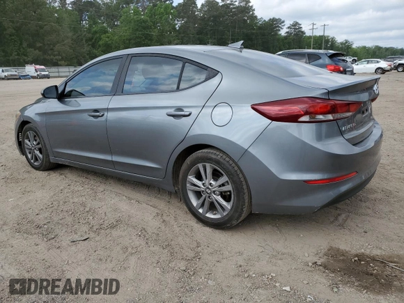 2018 Hyundai Elantra SEL z VIN KMHD84LFXJU599741, wystawiony jako Copart lot #53641575 z przebiegiem 56 600 mil mil oraz Szkoda całkowita • Salvage title. Historia ofert i sprzedaży dostępna na DreamBid. Obrazek 2.