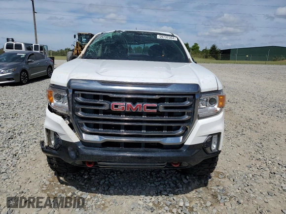 2022 GMC Canyon 4WD AT4 w/Cloth with VIN 1GTG6FEN0N1185737, listed as a Copart auction lot 59732394 with 66,077 mi miles and Non Repairable. Bid and sale history available at carsss.com. Image 5.