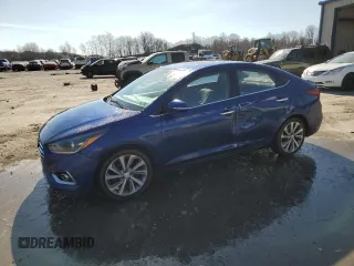 2019 Hyundai Accent Limited with VIN 3KPC34A32KE045505, listed as a Copart auction lot 48727875 with 193,297 mi miles and Salvage Title. Bid and sale history available at carsss.com. Image 1.