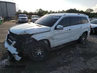 2017 Mercedes-Benz GLS 63 AMG z VIN 4JGDF7FE6HA851880, wystawiony jako Copart lot #54667095 z przebiegiem 78 661 mil mil oraz Szkoda całkowita • Salvage title. Historia ofert i sprzedaży dostępna na DreamBid. Obrazek 1.