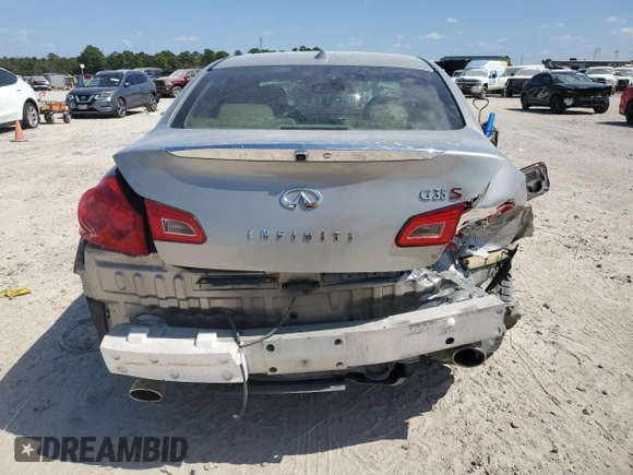 2008 Infiniti G35 with VIN JNKBV61E18M206616, listed as a Copart auction lot 74219194 with 143,506 mi miles and Salvage Title. Bid and sale history available at DreamBid. Image 6.