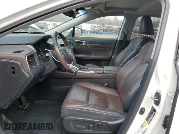 2017 Lexus RX with VIN 2T2BZMCAXHC061802, listed as a Copart auction lot 46859235 with 55,852 mi miles and Salvage Title. Bid and sale history available at carsss.com. Image 7.