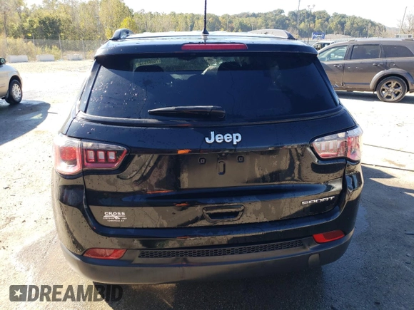 2017 Jeep Compass Sport with VIN 3C4NJCAB1HT658073, listed as a Copart auction lot 76667514 with 67,137 mi miles and Non Repairable. Bid and sale history available at carsss.com. Image 6.