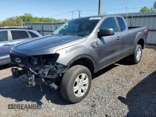 2021 Ford Ranger XL with VIN 1FTER1FH3MLD29200, listed as a Copart auction lot 54966495 with 38,096 mi miles and Salvage Title. Bid and sale history available at carsss.com. Image 1.