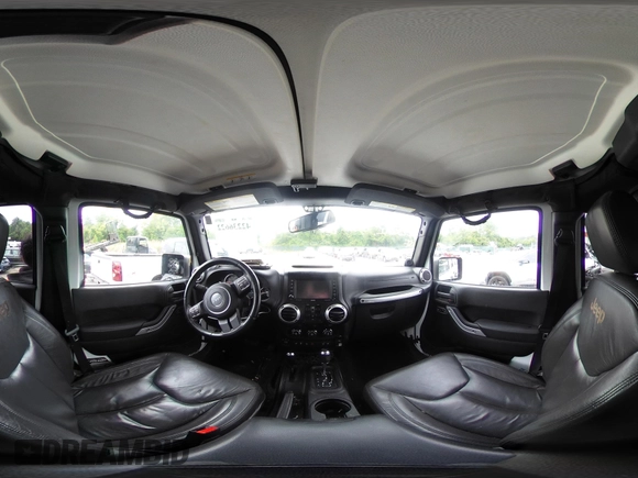 2014 Jeep Wrangler Unlimited Rubicon with VIN 1C4HJWFG4EL104827, listed as a IAAI auction lot 42236622 with 90,935 mi miles and . Bid and sale history available at DreamBid. Image 20.