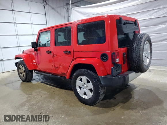 2012 Jeep Wrangler Unlimited Altitude with VIN 1C4HJWEG6CL142042, listed as a Copart auction lot 55109955 with 95,461 mi miles and Salvage title. Bid and sale history available at DreamBid. Image 2.