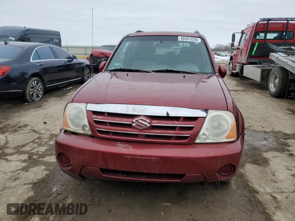 2004 Suzuki XL-7 LX with VIN JS3TY92V744109431, listed as a Copart auction lot 46591235 with 225,322 mi miles and Salvage Title. Bid and sale history available at carsss.com. Image 5.