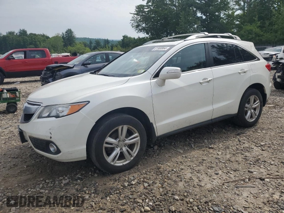 2015 Acura RDX Technology with VIN 5J8TB4H58FL004935, listed as a Copart auction lot 61980864 with 186,319 mi miles and Salvage Title. Bid and sale history available at DreamBid. Image 1.