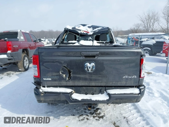 2019 Ram 1500 Big Horn/Lone Star with VIN 1C6RRFFG3KN674435, listed as a IAAI auction lot 41618523 with 89,983 mi miles. Bid and sale history available at carsss.com. Image 16.