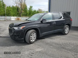 2021 Chevrolet Traverse LT Cloth z VIN 1GNEVGKW0MJ200126, wystawiony jako Copart lot #57450295 z przebiegiem 44 336 mil mil oraz Szkoda całkowita • Salvage title. Historia ofert i sprzedaży dostępna na DreamBid. Obrazek 1.