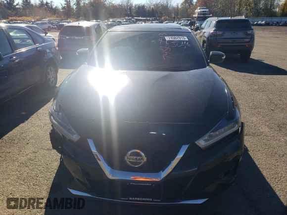 2019 Nissan Maxima Platinum z VIN 1N4AA6AV9KC374886, wystawiony jako Copart lot #74562913 z przebiegiem 49 599 mil mil oraz Szkoda całkowita • Salvage title. Historia ofert i sprzedaży dostępna na DreamBid. Obrazek 5.