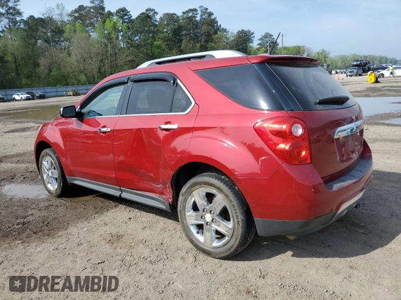 2015 Chevrolet Equinox LTZ with VIN 1GNALDEK6FZ118319, listed as a Copart auction lot 50417405 with 124,244 mi miles and Salvage Title. Bid and sale history available at carsss.com. Image 2.