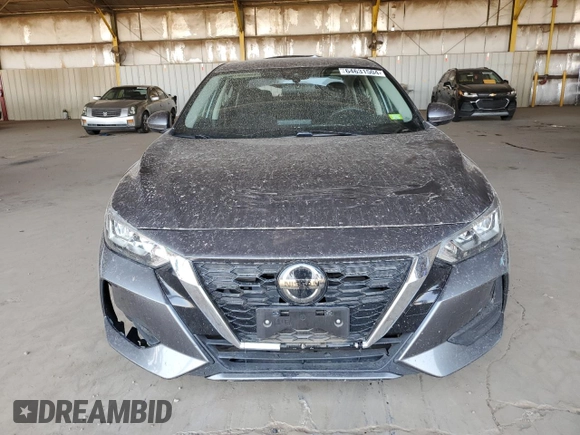 2021 Nissan Sentra S with VIN 3N1AB8BV1MY230151, listed as a Copart auction lot 64631504 with 50,436 mi miles and Salvage Title. Bid and sale history available at DreamBid. Image 5.