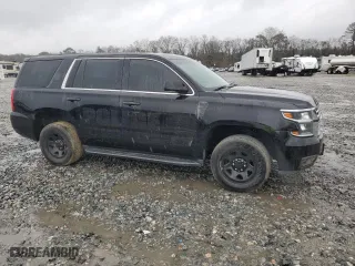 2020 Chevrolet Tahoe Commercial with VIN 1GNLCDEC7LR163850, listed as a Copart auction lot 44227795 with 56,040 mi miles and Salvage Title. Bid and sale history available at carsss.com. Image 4.
