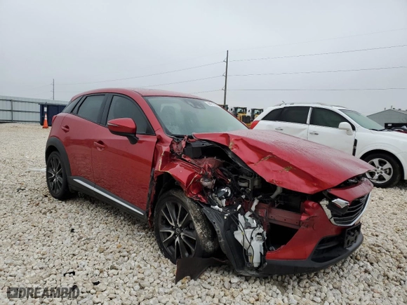 2017 Mazda CX-3 Grand Touring with VIN JM1DKFD79H0162503, listed as a Copart auction lot 44717205 with 102,013 mi miles and Salvage Title. Bid and sale history available at carsss.com. Image 4.