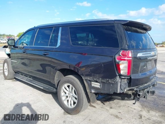 2023 Chevrolet Suburban LT with VIN 1GNSKCKD7PR390516, listed as a IAAI auction lot 41640622 with 42,803 mi miles and . Bid and sale history available at DreamBid. Image 3.