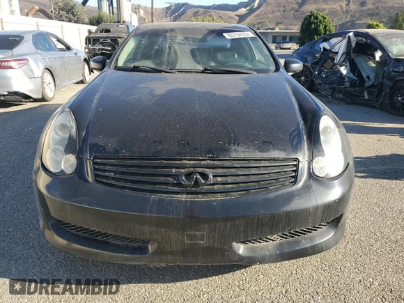 2006 Infiniti G35 Coupe with VIN JNKCV54E06M713210, listed as a Copart auction lot 80794504 with 106,017 mi miles and Salvage Title. Bid and sale history available at carsss.com. Image 5.