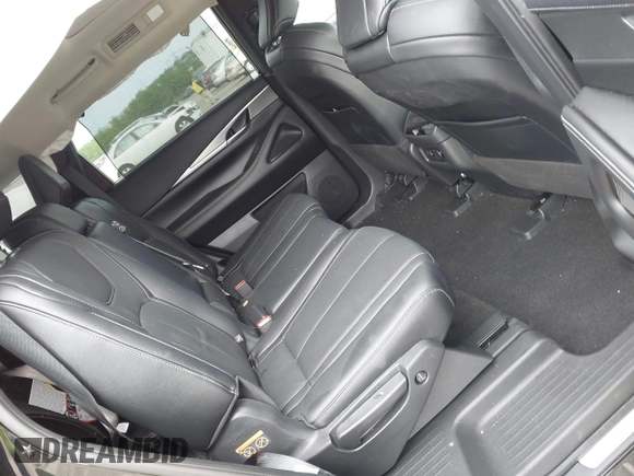 2024 Infiniti QX60 Luxe with VIN 5N1DL1FS1RC335847, listed as a IAAI auction lot 42255354 with 12,219 mi miles and . Bid and sale history available at DreamBid. Image 8.