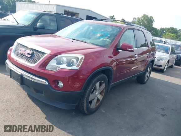 2010 GMC Acadia SLT1 with VIN 1GKLRMED9AJ164627, listed as a IAAI auction lot 42688959 with 179,119 mi miles and . Bid and sale history available at DreamBid. Image 2.