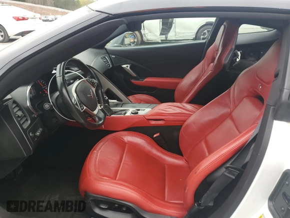 2015 Chevrolet Corvette 2LT with VIN 1G1YD2D71F5114443, listed as a Copart auction lot 50957345 with 87,930 mi miles and Salvage Title. Bid and sale history available at carsss.com. Image 7.