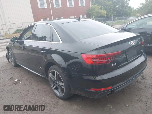 2017 Audi A4 Premium Plus z VIN WAUENAF42HN040468, wystawiony jako IAAI lot #42535328 z przebiegiem 104 189 mil mil oraz . Historia ofert i sprzedaży dostępna na DreamBid. Obrazek 3.