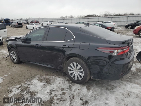 2021 Toyota Camry Hybrid LE with VIN 4T1C31AK0MU025856, listed as a Copart auction lot 87890255 with 50,247 mi miles and Salvage Title. Bid and sale history available at carsss.com. Image 2.