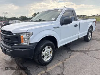 2019 Ford F-150 XL with VIN 1FTMF1EB1KKE10510, listed as a IAAI auction lot 42726982 with 98,336 mi miles and . Bid and sale history available at DreamBid. Image 2.