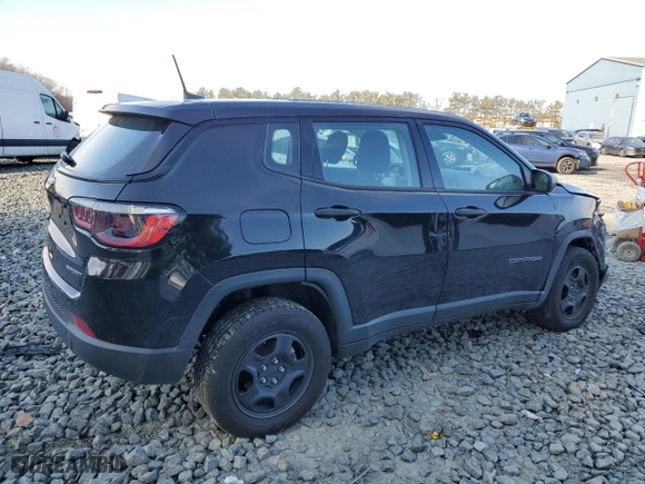 2021 Jeep Compass Sport with VIN 3C4NJDAB0MT566663, listed as a Copart auction lot 86876044 with NaN miles and Salvage Title. Bid and sale history available at carsss.com. Image 3.