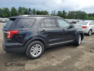 2017 Ford Explorer XLT with VIN 1FM5K7D85HGB28256, listed as a Copart auction lot 61349915 with 87,560 mi miles and Salvage title. Bid and sale history available at DreamBid. Image 3.