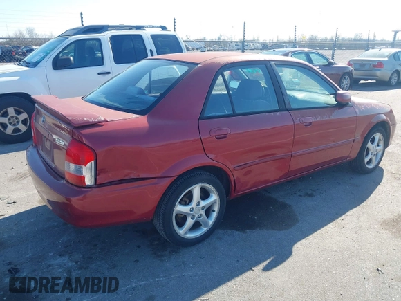 2001 Mazda Protege LX with VIN JM1BJ226310453078, listed as a IAAI auction lot 41683416 with 78,228 mi miles and . Bid and sale history available at DreamBid. Image 6.