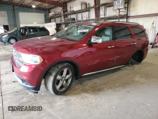 2013 Dodge Durango Citadel z VIN 1C4RDJEG9DC655575, wystawiony jako Copart lot #54382115 z przebiegiem 166 453 mil mil oraz Szkoda całkowita • Salvage title. Historia ofert i sprzedaży dostępna na DreamBid. Obrazek 1.