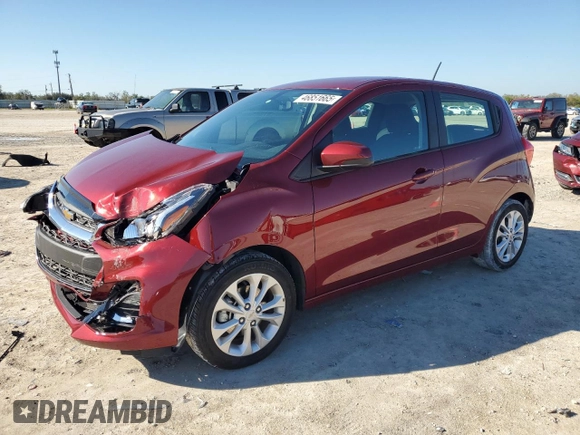 2022 Chevrolet Spark 1LT with VIN KL8CD6SA1NC019746, listed as a Copart auction lot 46851665 with 19,362 mi miles and Non Repairable. Bid and sale history available at carsss.com. Image 1.
