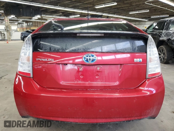 2010 Toyota Prius II with VIN JTDKN3DU0A0202573, listed as a Copart auction lot 46931725 with 141,273 mi miles and Salvage Title. Bid and sale history available at carsss.com. Image 6.