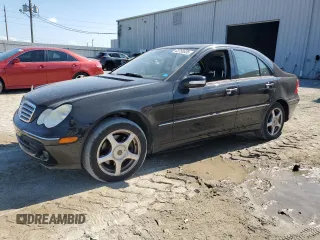 2007 Mercedes-Benz C 280 Luxury with VIN WDBRF54H17F856108, listed as a Copart auction lot 43750635 with 114,108 mi miles and Salvage title. Bid and sale history available at DreamBid. Image 1.
