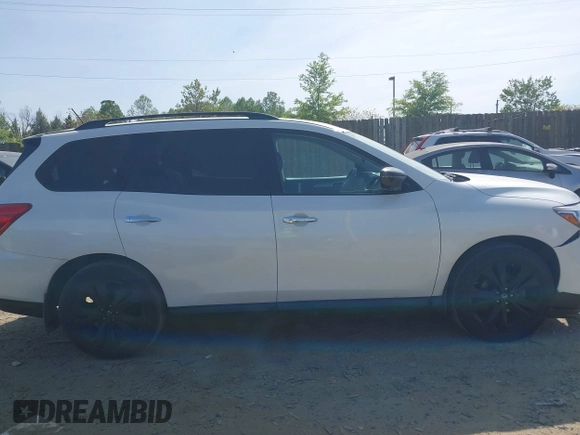 2018 Nissan Pathfinder SL with VIN 5N1DR2MNXJC661765, listed as a IAAI auction lot 42081533 with 87,299 mi miles. Bid and sale history available at carsss.com. Image 13.