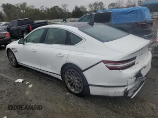 2024 Genesis G80 2.5T z VIN KMTGB4SC5RU227361, wystawiony jako Copart lot #78839324 z przebiegiem 2 169 mil mil oraz Czysty tytuł • Clean title. Historia ofert i sprzedaży dostępna na DreamBid. Obrazek 3.