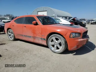 2008 Dodge Charger R/T with VIN 2B3LA53H78H237621, listed as a Copart auction lot 49160675 with 163,251 mi miles and Salvage Title. Bid and sale history available at carsss.com. Image 4.