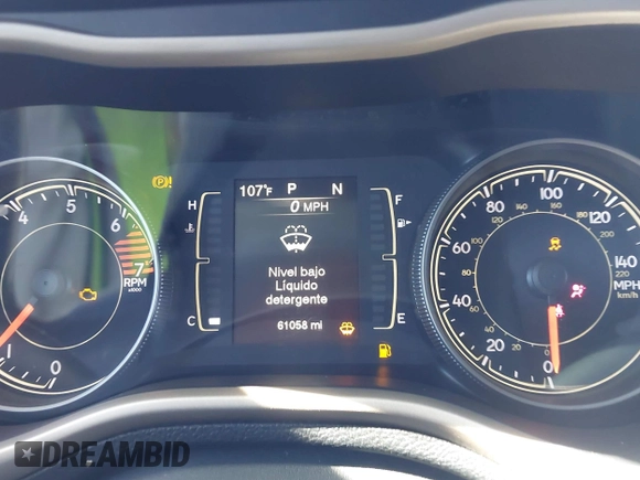 2017 Jeep Cherokee Altitude с VIN 1C4PJLAB0HW507616, выставлен на аукционе IAAI как лот 42820599 с пробегом 61 058 миль миль и . История ставок и продаж доступна на DreamBid. Изображение 7.