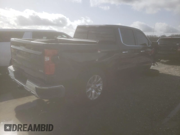2021 Chevrolet Silverado 1500 LTZ with VIN 3GCUYGET0MG338974, listed as a Copart auction lot 47618705 with 87,076 mi miles and Salvage Title. Bid and sale history available at DreamBid. Image 3.