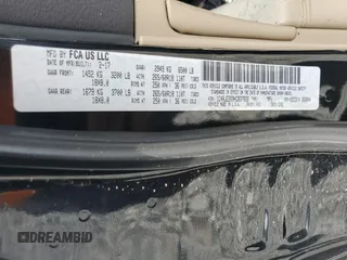 2017 Jeep Grand Cherokee Limited with VIN 1C4RJEBG9HC837822, listed as a Copart auction lot 57498835 with 140,179 mi miles and Salvage title. Bid and sale history available at DreamBid. Image 13.