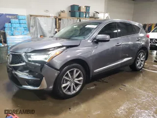 2020 Acura RDX w/Technology Pkg with VIN 5J8TC2H55LL009619, listed as a Copart auction lot 42114405 with 73,177 mi miles and Salvage Title. Bid and sale history available at carsss.com. Image 1.